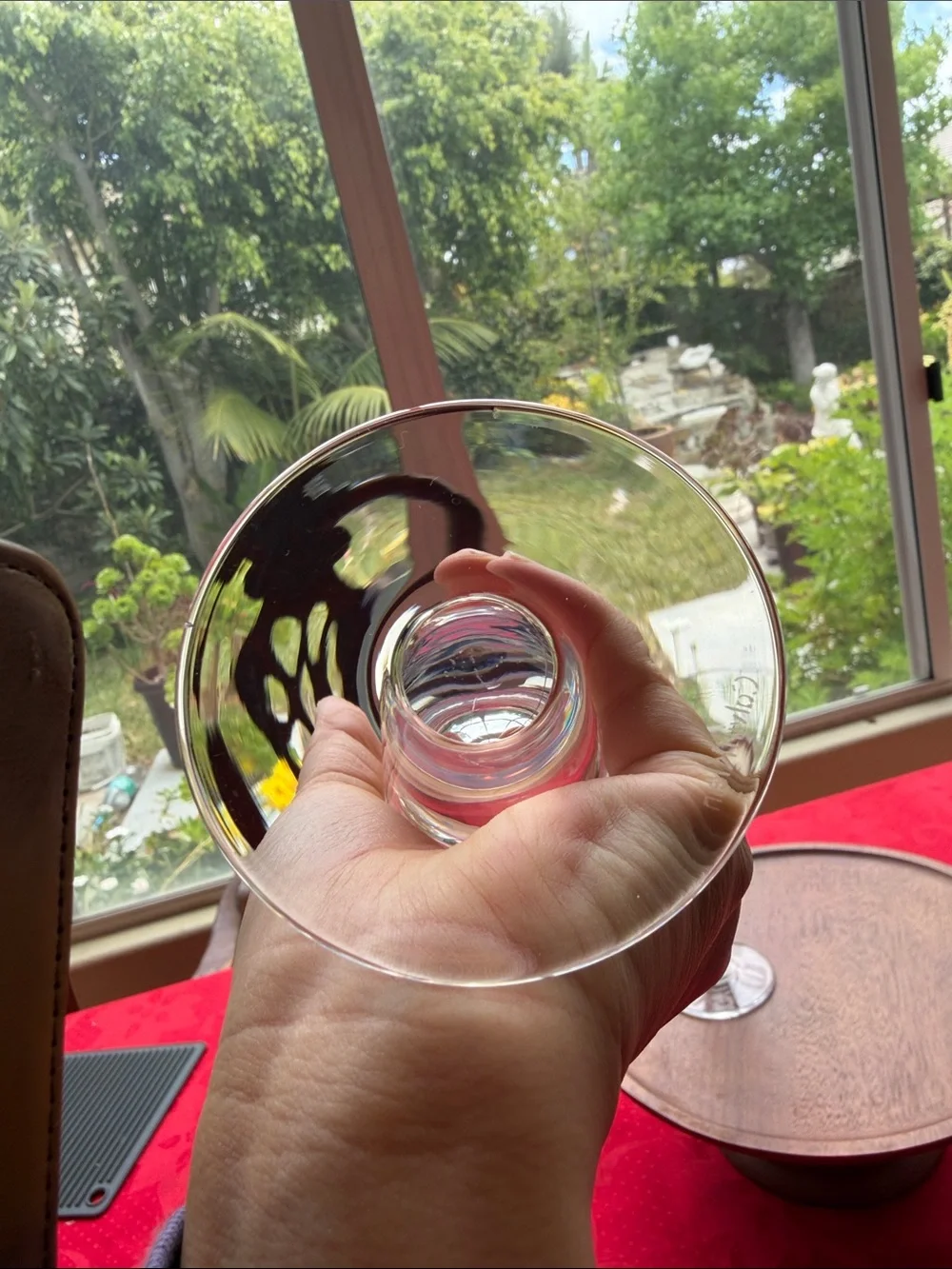 Pair Discontinued Calvin Klein wine  Glass Champagne Flutes stamped